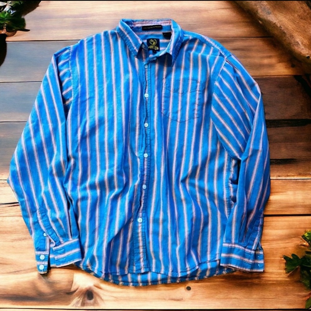 Point Zero Men’s Button Down Shirt